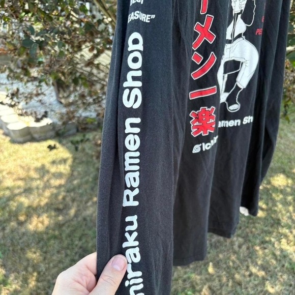 Black Naruto large long sleeve shirt Anime Core - Picture 7 of 7